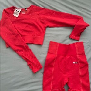 AYBL Vibrant Red Workout Set